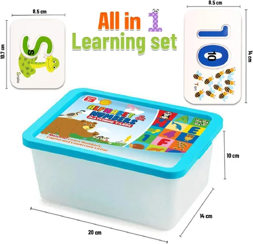 Miniatura 6 de CozyBomB - Tarjetas del alfabeto para niños pequeños, actividades preescolares, aprendizaje Montessori, juguetes con letras y números de madera
