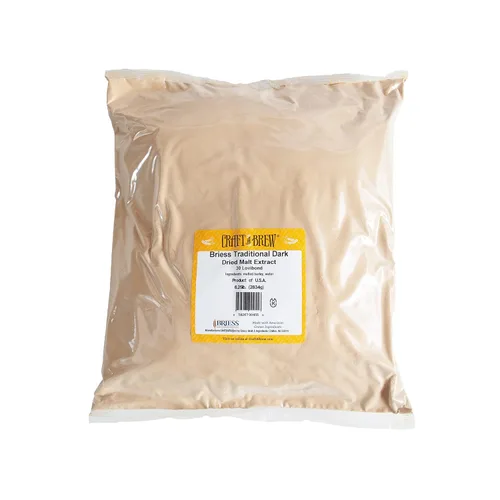 Craft a Brew - Extracto de malta seca para kit de preparación - 6.25 libras oscuro tradicional - Extracto base multiusos - Para cualquier estilo de
