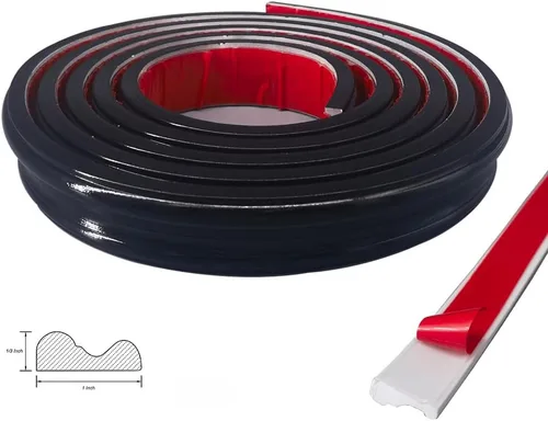 Miniatura 7 de Moldura de Pared Flexible Despegar y Pegar, Tiras Decorativas Autoadhesivas, Moldura 3D DIY para Techo para Decoración del Hogar en Puerta de Negro