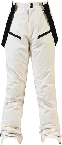 Baberos de nieve de invierno para mujer, impermeables, aislados, overoles de snowboard, resistentes al viento, pantalones de esquí resistentes al
