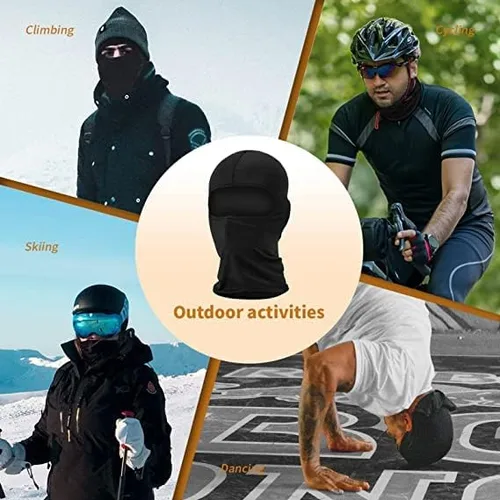 Miniatura 5 de Pasamontañas para la cara, polaina de cuello refrescante para verano, protector UV, bufanda de esquí para hombres y mujeres, pasamontañas