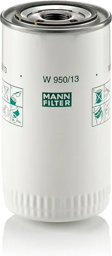 Mann Filter Filtro de aceite giratorio W950/13