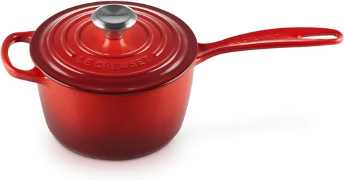 Miniatura 10 de Le Creuset Cacerola Signature de hierro fundido esmaltado, 2.25 cuartos de galón., Marsella Marseille
