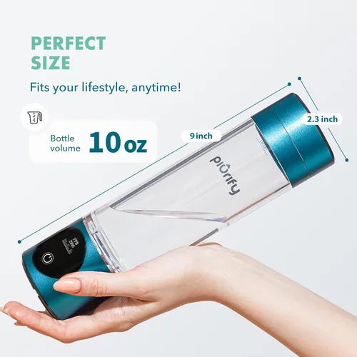 Miniatura 3 de Generador de Botella de Agua de Hidrógeno - Hasta 4100+ PPB - Tecnología SPE/PEM - Generador H2 Certificado - Sistema Portátil de Rendimiento