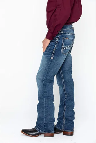 Miniatura 3 de ARIAT - Jeans M4 de tiro bajo y corte de bota para hombre