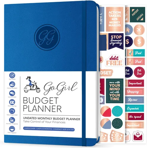 Miniatura 24 de GoGirl Planificador de Presupuesto – Organizador Mensual de Planificación Financiera, Libro de Presupuesto. Cuaderno de Seguimiento de Gastos, Negro
