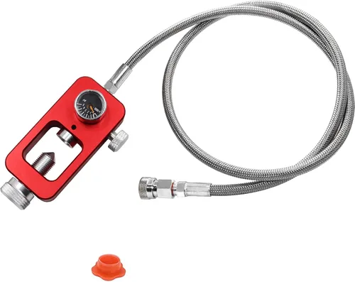 Adaptador de buceo con válvula DIN, estación de llenado subacuática de paintball, adaptador de buceo de tanque PCP, inflador de tanque HPA, con una