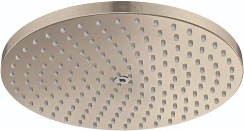 Hansgrohe Raindance S 04927820 - Cabezal de ducha moderno de 9 pulgadas, 1 pulverizador en níquel cepillado, 04927820