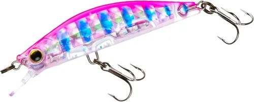 Miniatura 7 de YO-ZURI 3DR-X Señuelo Minnow Plano Pesado Hundible Prisma plateado negro