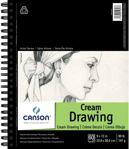 Miniatura 10 de Canson Artist Series Papel de Dibujo, Bloc con Espiral de Alambre, 9x12 pulgadas, 24 Hojas (80lb/130g) - Papel de Artista para Adultos y Estudiantes