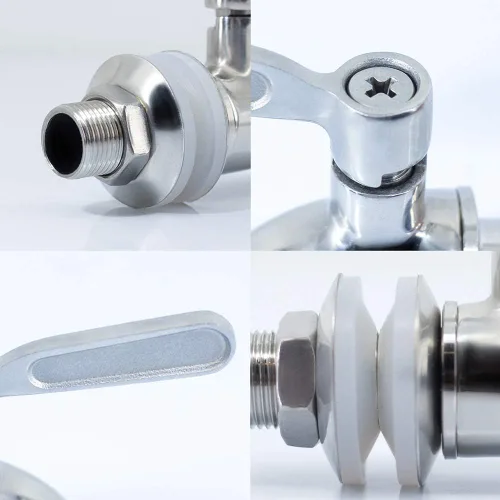 Miniatura 3 de Grifo de acero inoxidable para dispensador de bebidas, espita de metal de repuesto para dispensador de bebidas, grifo dispensador de agua, boquilla