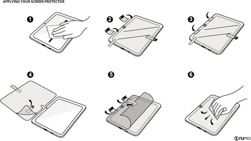 Miniatura 5 de NuPro Protector de pantalla transparente para tablet Amazon Fire 7 (12.ª generación, lanzada en 2022), paquete de 2