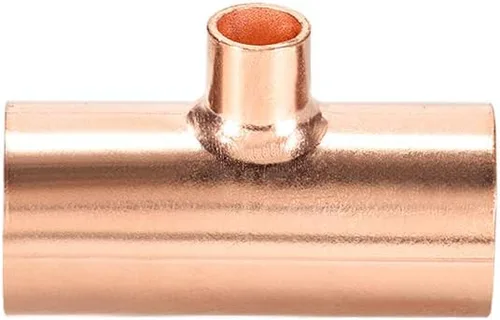 Miniatura 3 de uxcell Conector de montaje de tubería de presión de cobre de 5/8 pulgadas x 1/4 pulgadas X 5/8 pulgadas x 5/8 pulgadas para suministro de plomería