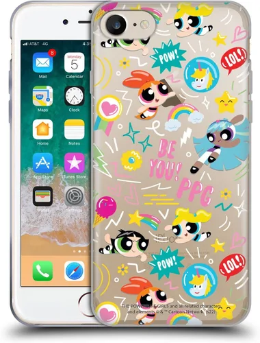Miniatura 47 de Head Case Designs Funda de gel suave con licencia oficial de The Powerpuff Girls Blossom Graphics compatible con Apple iPhone 7 Plus/iPhone 8 Plus
