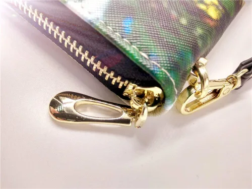 Miniatura 8 de Personality - Cartera de cuero para mujer, bolso de mano, tarjeteros, billeteras personalizadas, fotos, carteras para imprimir cualquier foto, Negro