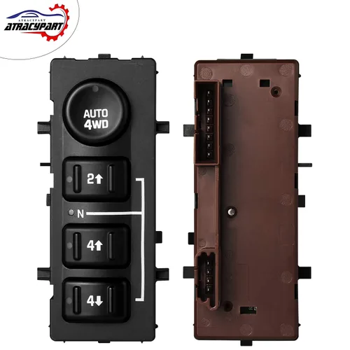Miniatura 6 de Interruptor de tracción de rueda 4x4 4WD para 2003-2007 Chevy Silverado Suburban Avalanche Tahoe, GMC Sierra Yukon, Cadillac Escalade Reemplaza