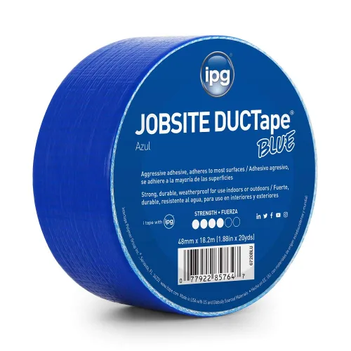 IPG - JobSite DUCTape - Cinta adhesiva de color Azul