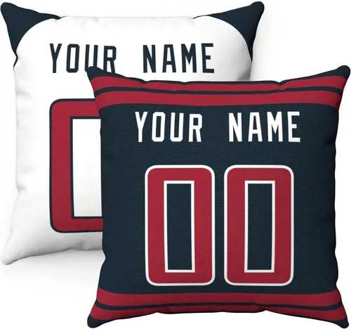 Miniatura 33 de ANTKING 2 paquetes de almohadas personalizadas con cualquier nombre y número para hombres, mujeres y niños Para Las Vegas