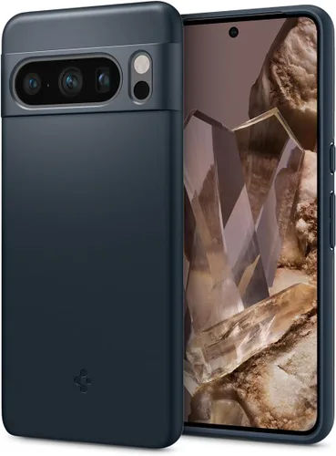 Miniatura 8 de Spigen Funda fina diseñada para Pixel 8 Pro (2023) [protección de grado militar] - Negro