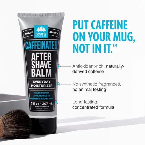 Miniatura 2 de Loción con cafeína para después de afeitarse marca Pacific Shaving Company, 3 oz, paquete de de 3