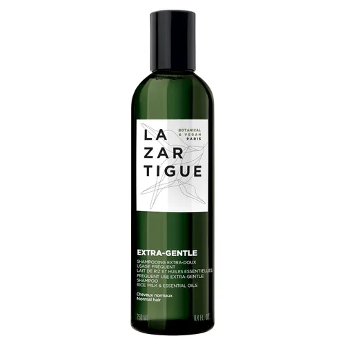 Lazartigue Extra Gentle Hair Shampoo, Prevents Irritations & Dandruff, Enhances Strength & Shine, Vegan, Sulfate & Silicone Free