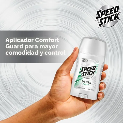 Miniatura 6 de Speed Stick Desodorante para hombre, fresco, 3 onzas, paquete de 4