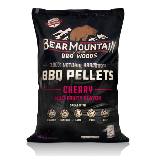 Miniatura 12 de Bear Mountain - Pellets de madera natural para ahumador, parrilla y barbacoa, 20 libras, manzana