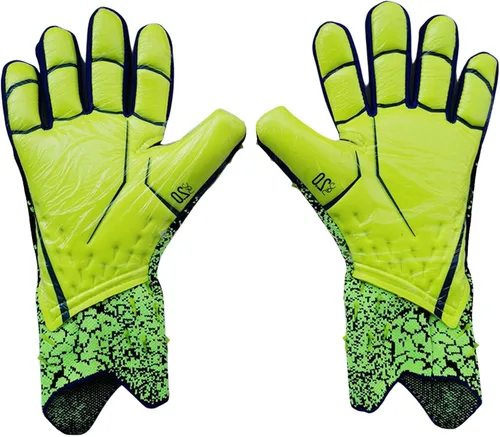 Miniatura 6 de N/A/A Guantes de portero, guantes de portero de fútbol, guantes de portero para niños con soporte para los dedos, guantes duraderos para adultos
