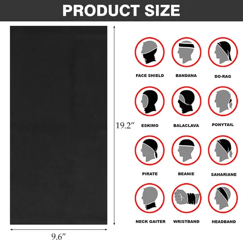 Miniatura 3 de Polaina para el cuello, protección solar, máscara facial para hombres y mujeres, transpirable, para la cabeza, protección contra el polvo