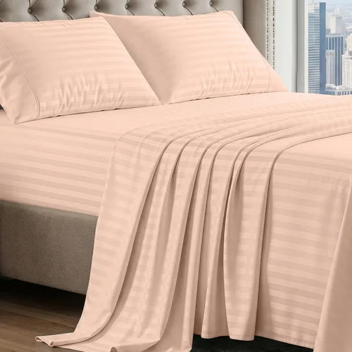 Miniatura 36 de Lane Linen Sábanas 100% de algodón egipcio, tamaño King, naturalmente transpirables y duraderas, cómodas para el invierno, ultra suaves, comodidad