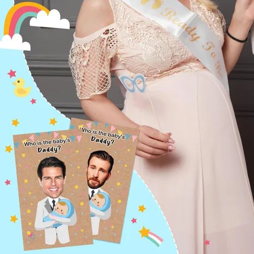 Miniatura 5 de Ggjgrpx Divertidas tarjetas de juego para rascar para baby shower, para niños, tarjetas de sorteo de boletos de lotería, juego de baby shower, gran