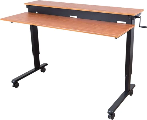 Miniatura 39 de DESK STORE - Escritorio para computadora ajustable para estar sentado o parado