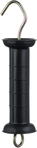 Miniatura 5 de FENSMILE - Manija de puerta de plástico para valla aislada, mango de puerta de valla eléctrica, 5 piezas, color negro