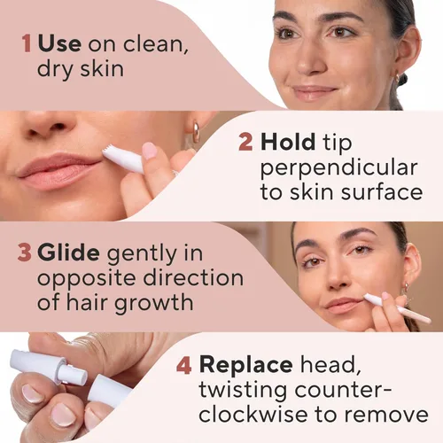 Miniatura 6 de Finishing Touch Flawless Removedor de pelos sueltos, herramienta de depilación de micro-hojas precisa, diseñada para cortar sin dolor pelos sueltos