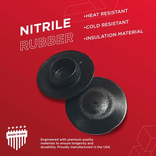 Miniatura 4 de Prescott Plastics Tapones de plástico negros de 0.5 pulgadas (0.500 in) de diámetro exterior, tapas redondas para carrocería y chapa de metal