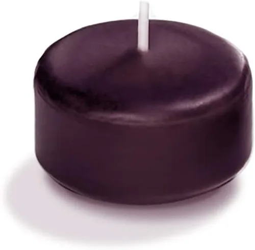 Miniatura 98 de yummi Caja de 18 velas flotantes color rojo rubí de 3 pulgadas