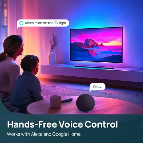 Miniatura 8 de Linkind Caja de sincronización HDMI 2.0, retroiluminación inteligente AI LumiSync Technology ET6, compatible con 4K @60Hz, retroiluminación LED