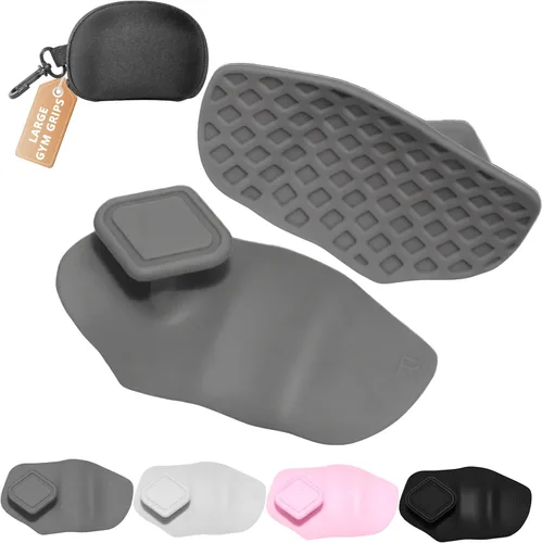 Miniatura 9 de Agarres de silicona para levantamiento de pesas, guantes de entrenamiento alternativos para hombres, agarre antideslizante para entrenamiento
