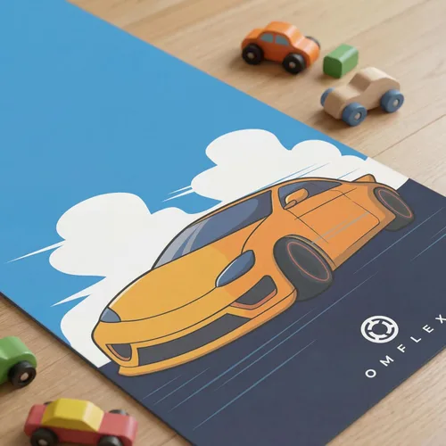 Miniatura 5 de Alfombrillas de yoga prémium para niños, tapetes de ejercicio, tapetes de juego con correa de transporte, alfombrillas antideslizantes de 60 x 24
