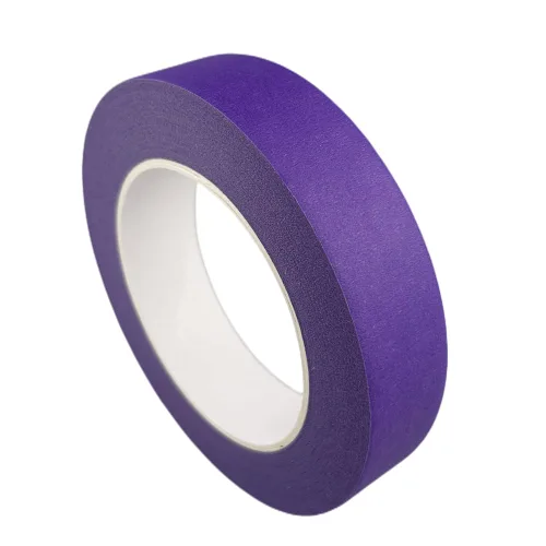 Miniatura 5 de Cinta adhesiva morada, 1 pulgada x 55 yardas, 2 rollos, cinta de pintores para pintura, hogar, oficina, papelería escolar, artes, manualidades