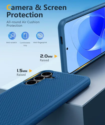 Miniatura 311 de FNTCASE Funda para iPhone 17 Pro: Fundas delgadas translúcidas de color azul claro compatibles con MagSafe, protección completa de la cámara