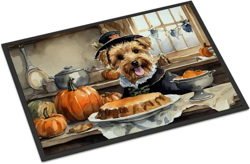 Miniatura 57 de Caroline's Treasures DAC1720MAT Affenpinscher - Tapete de otoño para cocina, con calabazas, 18 x 27 pulgadas, tapete para puerta delantera