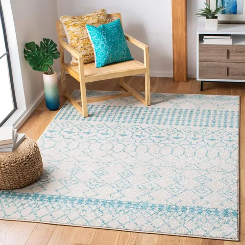 Miniatura 41 de SAFAVIEH Tulum Collection - Alfombra decorativa de 2 x 3 pies, diseño marroquí bohemio envejecido, no desprende pelusa y fácil de limpiar, ideal