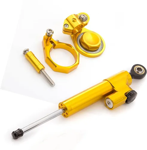 Miniatura 8 de Compatible con GSXR600 GSXR750 2006-2010 / GSXR1000 2007-2008 CNC amortiguador de dirección de motocicleta estabilizador barra de control
