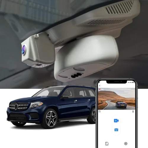 Miniatura 9 de Fitcamx Dual 2160P+1080P Dash Cam se adapta para Mercedes-Benz GLE GLS 2016-2019 (Modelo A) W166 X166, aspecto de fábrica OEM, video HD de 2 vías