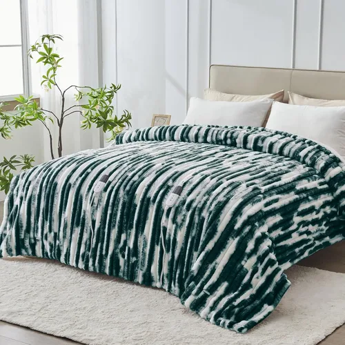 Miniatura 13 de Manta térmica individual de 62 x 84 pulgadas, manta eléctrica de cama de calentamiento rápido con 6 niveles de calefacción y 10 horas de apagado