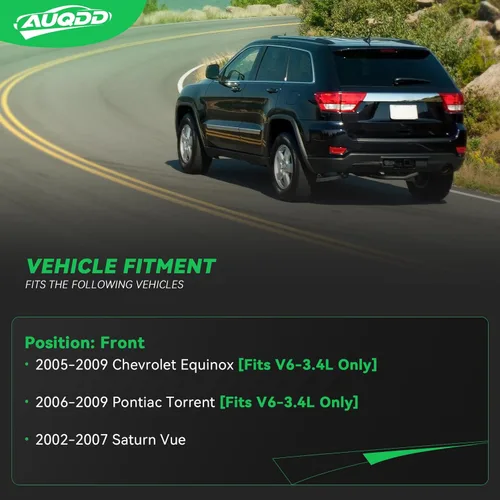 Miniatura 3 de AUQDD K80460 K80461 Eslabón estabilizador de barra estabilizadora delantera compatible con Chevy Equinox 3.4L 2005-2009 / Pont-iac Torrent 3.4L