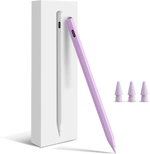Miniatura 14 de Lápiz para Apple iPad A16 10ª Generación, Lápiz capacitivo de carga rápida para iPad A16/11-6ª gen 2025-2018, Air 11"/13" M3/M2/5ª-3ª, Pro
