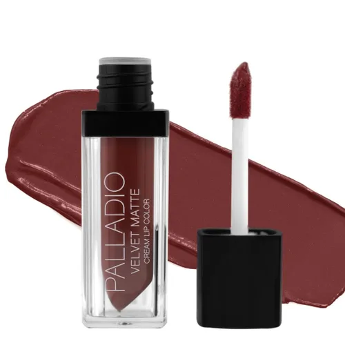 Miniatura 15 de Palladio Velvet Matte Cream Lip Color, Angora