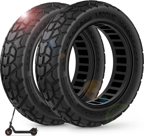 BANGTING 2 piezas de mejora de neumáticos sólidos para todo terreno 50/75-6.1 para scooters, neumáticos sin cámara de 8.5x2 pulgadas para Gotrax GXL
